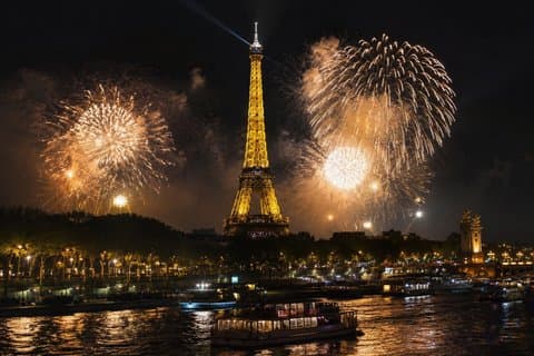 Privat krydstogt i Paris til fyrværkeriet den 14. juli