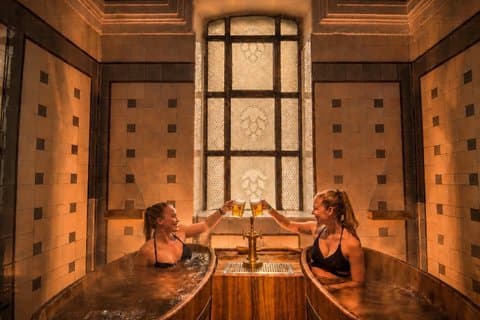 Budapest: Beer Spa with Unlimited Beer + Széchenyi Add-on