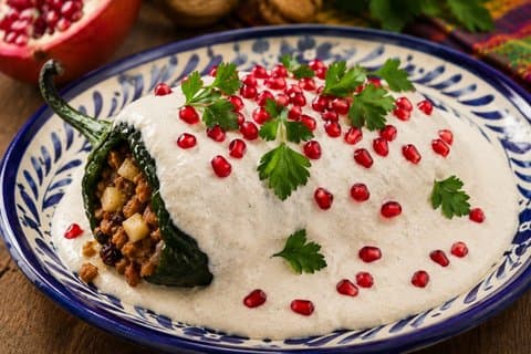 Flavors of Mexico Chile och Nogada Upplevelse