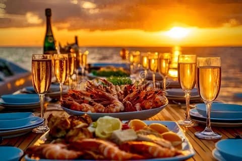 Mar dei Caraibi Spiaggia bianca Tramonto Esperienza di lusso