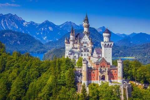 Castle Neuschwanstein guidet lydtur med mobilbillett