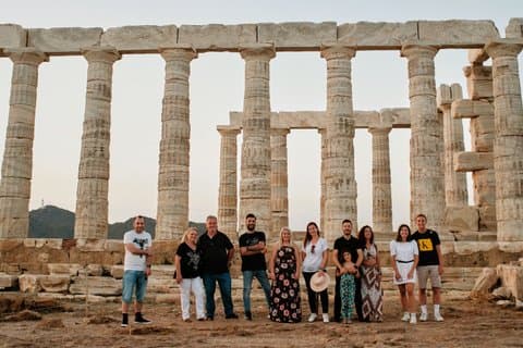 Sonnenuntergang im Tempel von Poseidon : Private Halbtagestour