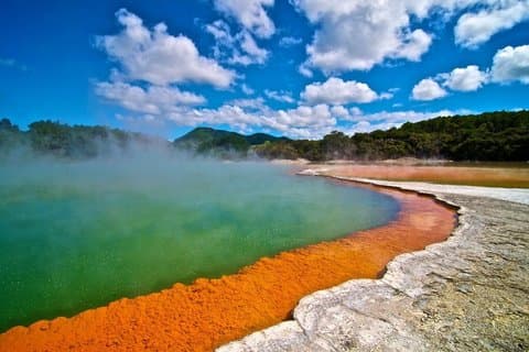 Wai O Tapu e Champagne Pool Explorador Geotérmico
