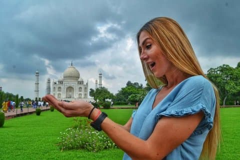Visite du Taj Mahal le même jour avec déjeuner et entrées - TOUR LE MIEUX NOTÉ