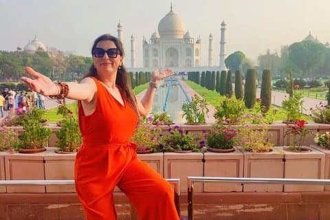 Taj Mahal dagstur fra Delhi med bil.
