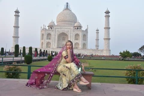 Taj Mahal Express Eintrittstour mit professionellem Fotografen