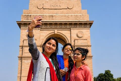 Halvdags privat promenad upplevelse i New Delhi