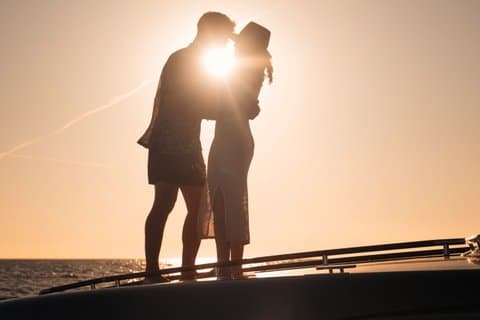 Sunset Capri Island Tour with Champagne on Riva 44