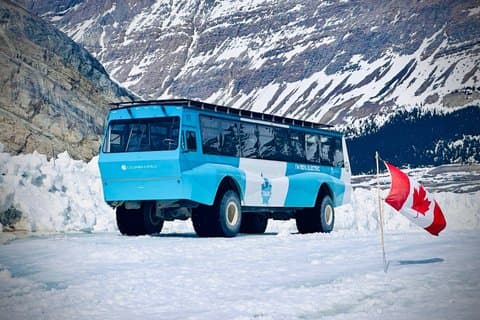 Columbia Icefield und Peyto Lake mit Crowfoot-Gletscher