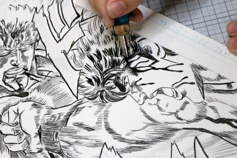 Kumamoto Manga Inking Workshop with Framed Artwork Souvenir