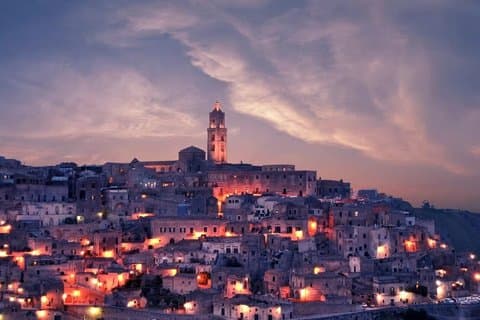 Matera aften tur på engelsk
