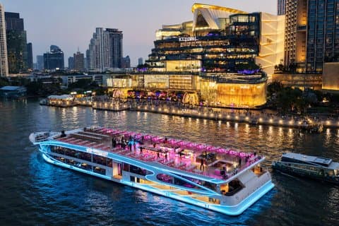 Bangkok Super Galaxy Lyxig middagskryssning på Chao Phraya River