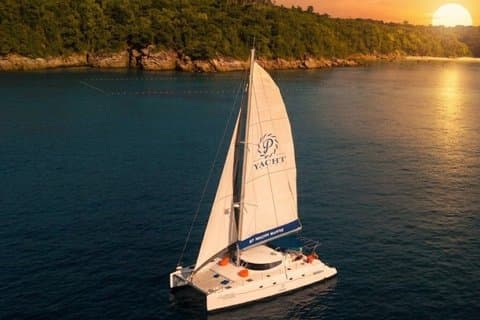 Excursión de medio día en catamarán a vela desde Coral Island