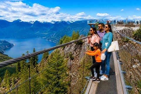 Tour de Whistler desde Vancouver + Mar a Sky Gondola + Shannon Falls