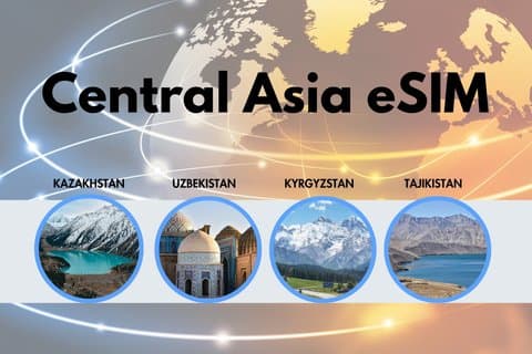 Central Asia eSIM (Instant Delivery)