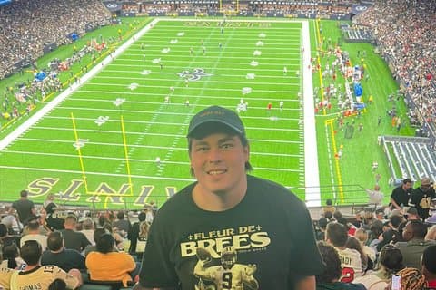 New Orleans Saints fotballkamp på Caesars Superdome