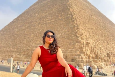 Giza Pyramids, Sphinx and Camel Ride Half Day Private Tour