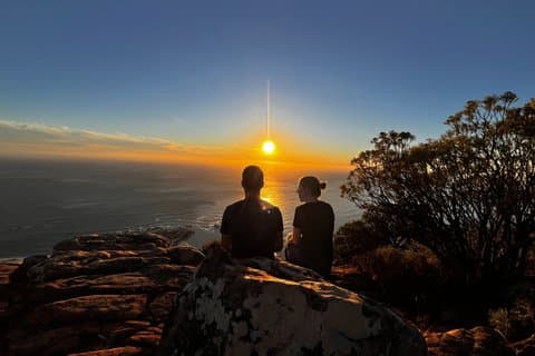 Kapstaden Lion’s Head Sunset En berättelse Ledd lokal upplevelse