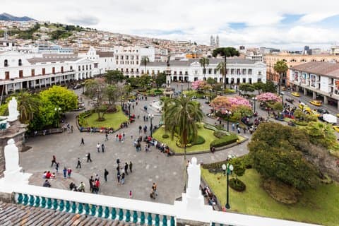 Half-Day Colonial Quito: Independence Square, La Compañia Church.