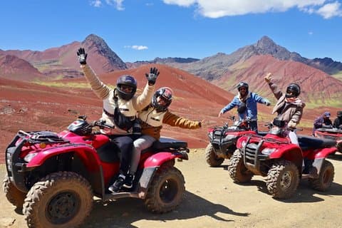 Rainbow Mountain e Red Valley in ATV Full Day Adventure