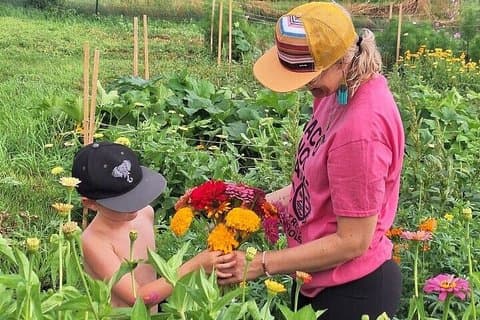 You-Pick Flower Bouquet Experience at the Cut Flower Farm