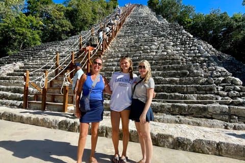 Cobá Archaeological Site, Monkey Habitat + Lunch Private SUV Tour