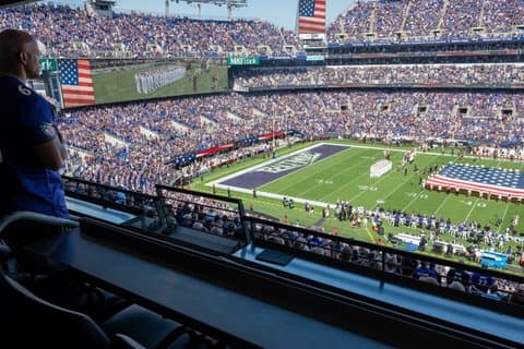 Baltimore Ravens fotbollsmatch på M&T Bank Stadium