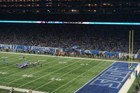 Detroit Lions Football Game at Ford Field