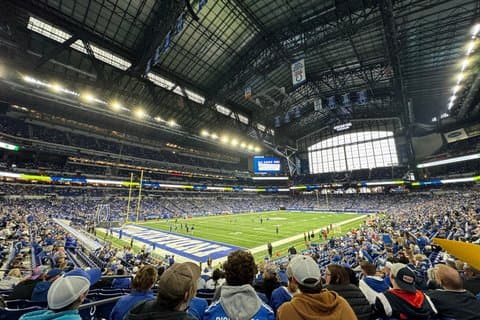 Indianapolis Colts Football Game at Lucas Oil Stadium