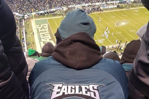 Philadelphia Eagles fotbollsmatch på Lincoln Financial Field
