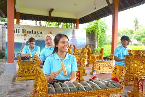 Bali: Traditionell Gamelan-musikklass med besök på Gong Smith