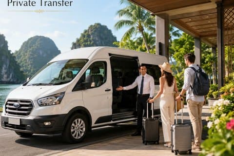 Private Car Transfer From Hanoi, Ninh Binh or Halong
