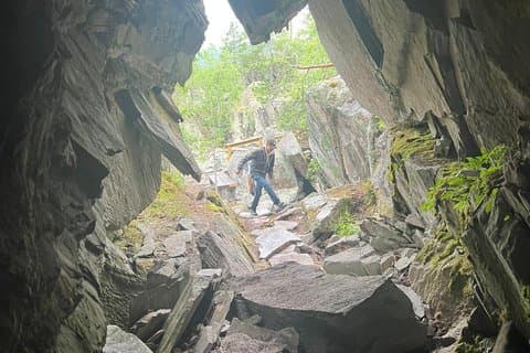 Caves, Cliffs & Canoe Adventure at Kätkävaara