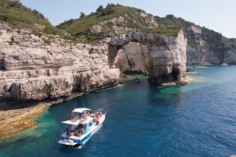 Paxos Antipaxos und Blaue Lagune Ganztägige halbprivate Kreuzfahrt
