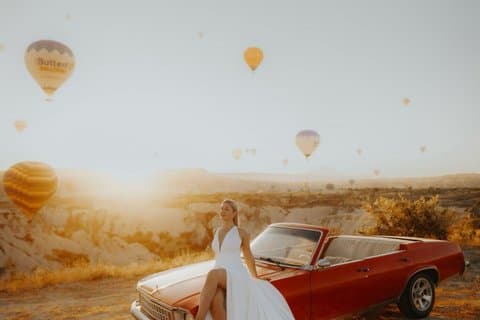 Visite privée en voiture classique en Cappadoce