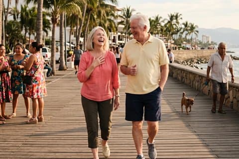 Paseo romántico privado en el casco antiguo de Puerto Vallarta