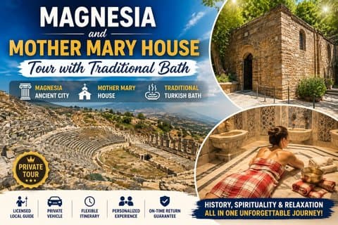 Magnésie et visite de la maison de mère Marie avec bain traditionnel