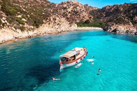 Visite de La Maddalena en bateau depuis la Basse Sardaigne