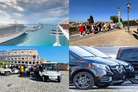 Exclusive 6 hours tour of Rome in Golf cart for Cruisers