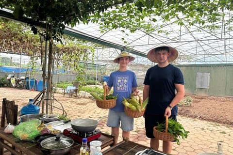 Hanoi Farm-to-table matlagingskurs med landsby sykling