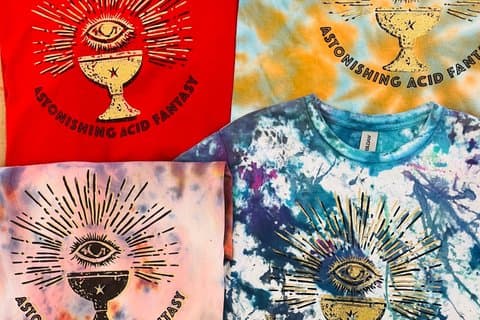 Upcycle Serigrafía Haga su Merch Camisetas