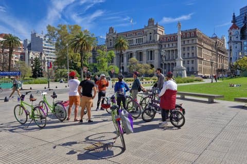 Balade à vélo et dégustation de maté dans le centre-ville de BA