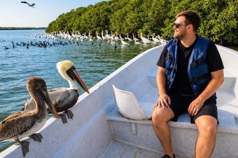 Rio Lagartos e Las Coloradas - Experiência de Safari na Natureza de 4 horas