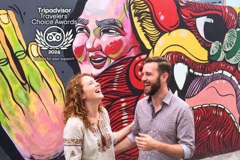 Bangkok Hidden Gems Chinatown Excursão a pé com arte de rua