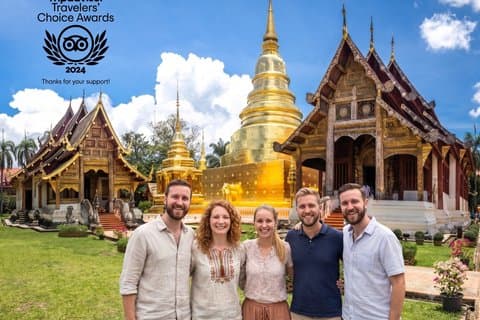 Chiang Mai Oude Stadstempels en Erfgoed Wandeltocht