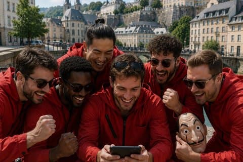 Escape Game Outdoor Theme Team Heist in Luxembourg