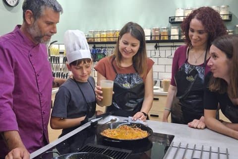 Paella, Tapas en Sangría kookles in Barcelona