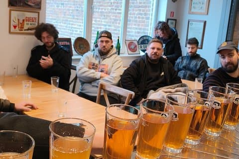 Blend your own bottle of Oude Geuze near Brussels