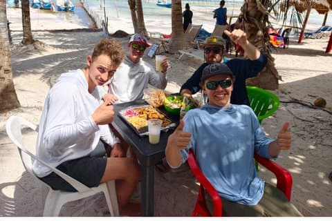 Fiskeri og snorkling på Costa Maya 4 timer