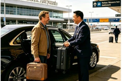 Private Transfer EWR ⇄ Manhattan · Flight Delays Covered